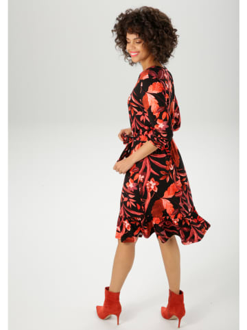 Aniston Jurk zwart/rood