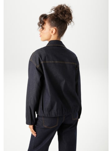 Aniston Kurtka dżinsowa w kolorze czarnym