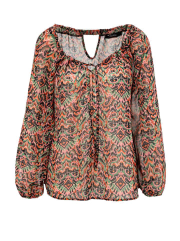 Aniston Blouse lichtroze/mintgroen/zwart