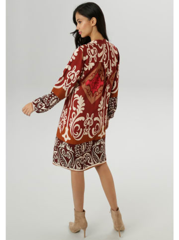 Aniston Sukienka w kolorze beżowo-jasnobrązowym