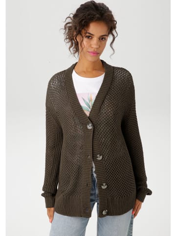 Aniston Cardigan in Dunkelbraun