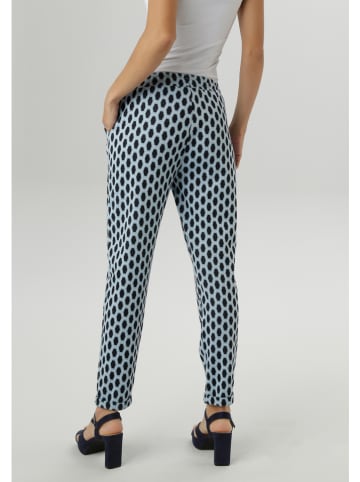 Aniston Broek turquoise/zwart