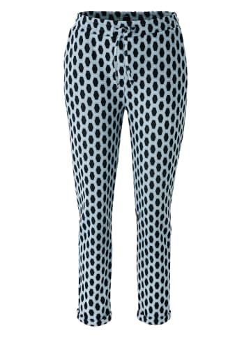 Aniston Hose in Türkis/ Schwarz