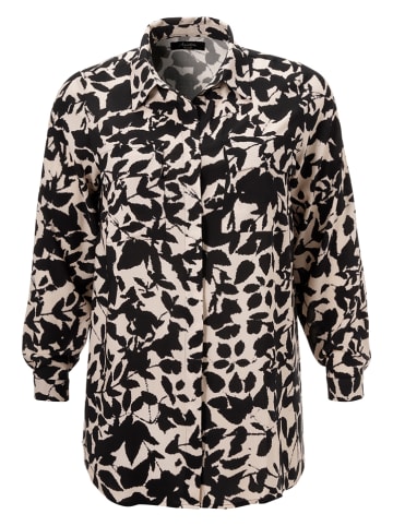 Aniston Bluse in Schwarz/ Creme