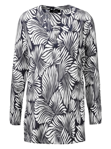 Aniston Bluzka w kolorze granatowo-białym