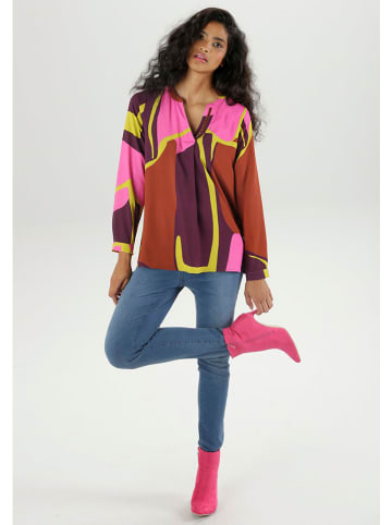 Aniston Blouse rood/roze/geel