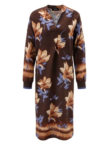 Aniston Jurk donkerbruin/camel