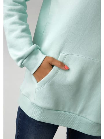 Aniston Hoodie in Türkis