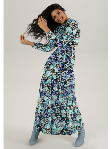 Aniston Kleid in Türkis/ Blau/ Schwarz