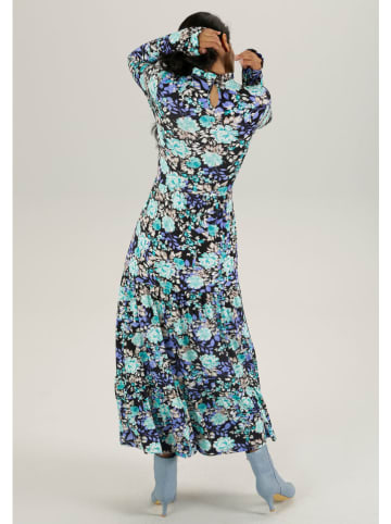 Aniston Kleid in Türkis/ Blau/ Schwarz