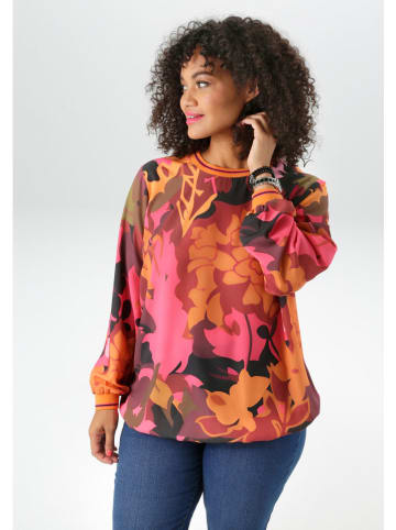Aniston Bluse in Pink/ Orange