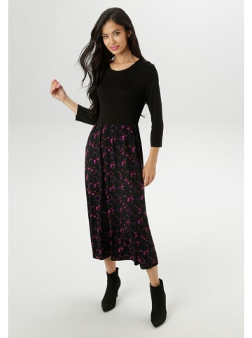 Aniston Jurk zwart/roze