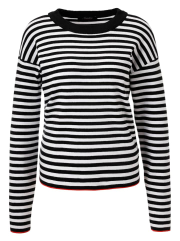 Aniston Sweter w kolorze czarno-białym