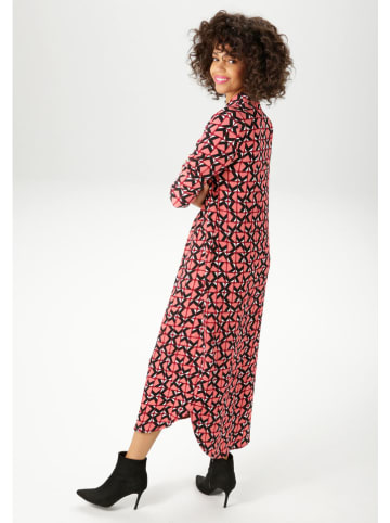 Aniston Jurk roze/zwart