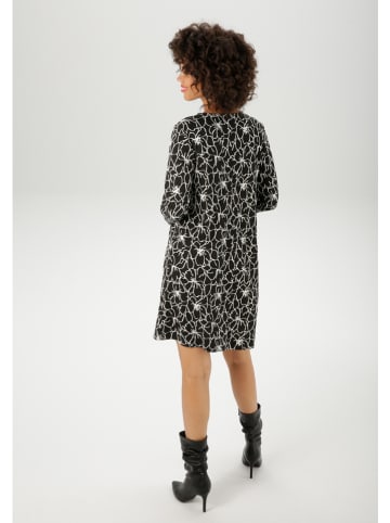 Aniston Kleid in Schwarz/ Weiß