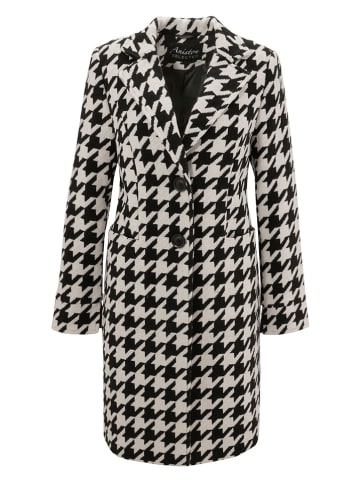 Aniston Płaszcz przejściowy w kolorze czarno-białym