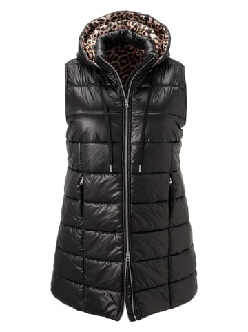 Aniston Doorgestikte bodywarmer zwart