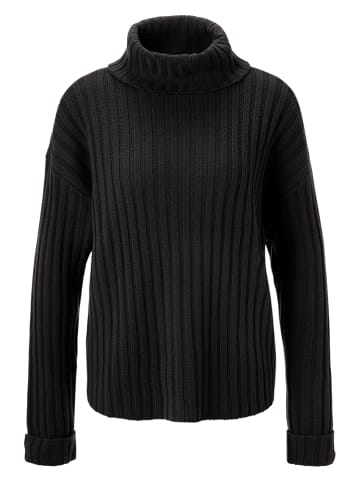 Aniston Rollkragenpullover in Schwarz