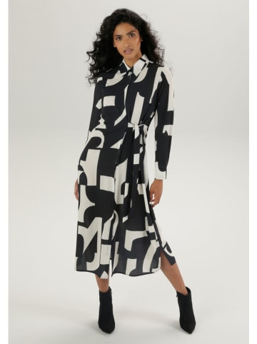 Aniston Jurk zwart/wit