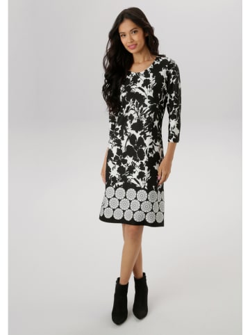 Aniston Kleid in Schwarz/ Weiß