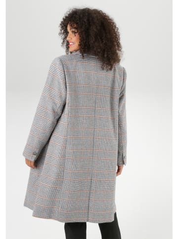 Aniston Płaszcz przejściowy w kolorze czarno-karmelowym