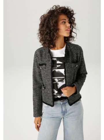 Aniston Blazer in Schwarz/ Silber