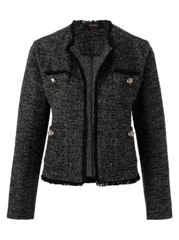 Aniston Blazer zwart/zilverkleurig