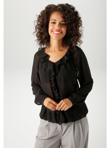 Aniston Bluse in Schwarz