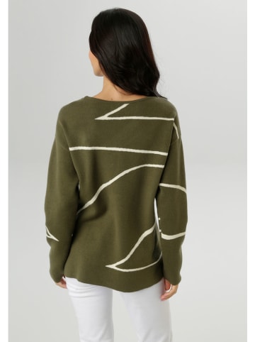 Aniston Pullover in Khaki