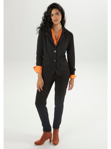 Aniston Blazer zwart/oranje