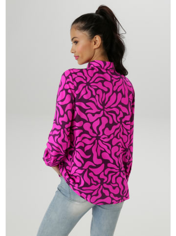 Aniston Bluse in Pink/ Lila