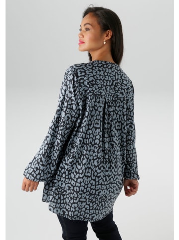 Aniston Bluzka w kolorze niebiesko-czarnym