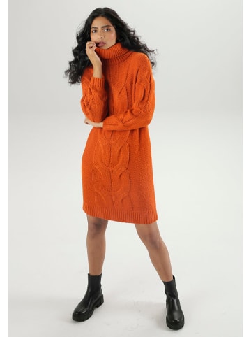 Aniston Strickkleid in Orange