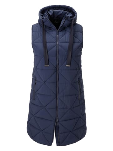 Aniston Doorgestikte bodywarmer donkerblauw