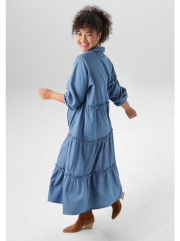 Aniston Spijkerjurk blauw
