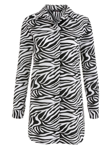 Aniston Bluse in Schwarz/ Weiß