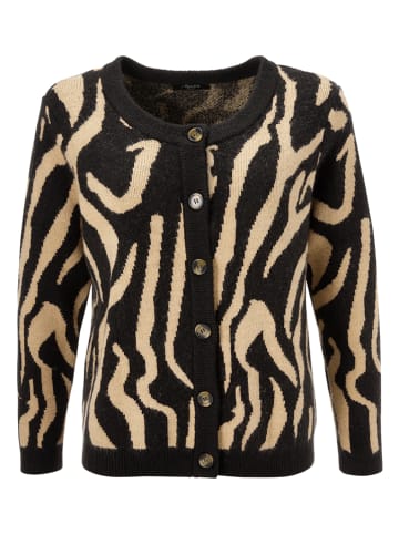 Aniston Cardigan in Schwarz/ Beige