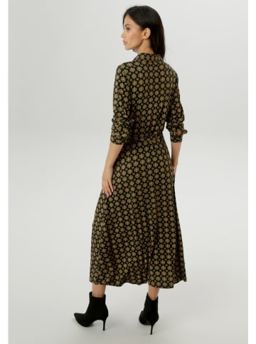 Aniston Kleid in Grün/ Gelb/ Schwarz