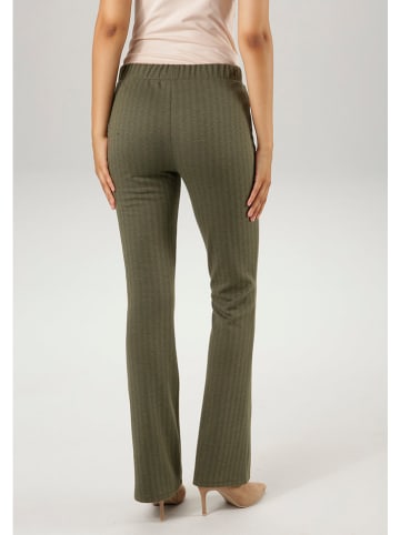 Aniston Spodnie w kolorze khaki