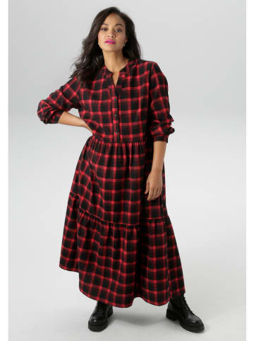 Aniston Kleid in Rot/ Schwarz