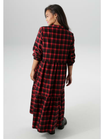 Aniston Sukienka w kolorze czerwono-czarnym