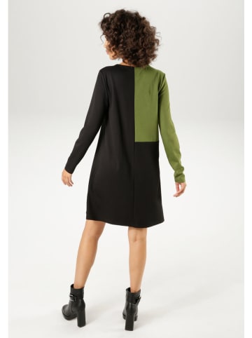 Aniston Sukienka w kolorze czarno-zielonym