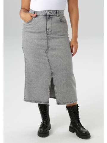 Aniston Jeansrock in Grau