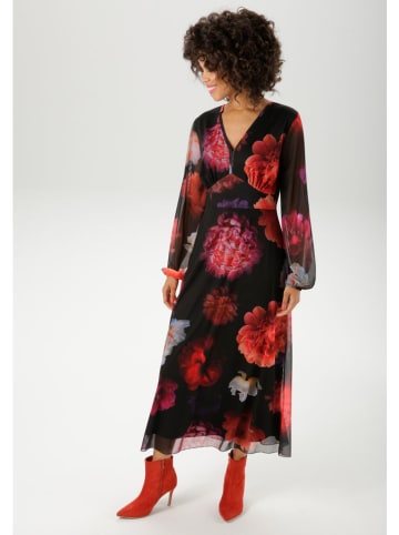 Aniston Kleid in Schwarz/ Rot