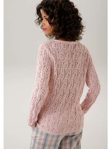 Aniston Sweter w kolorze jasnoróżowym