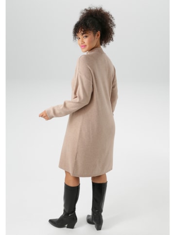 Aniston Gebreide jurk beige