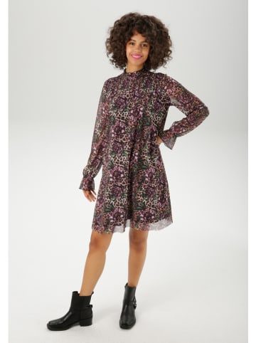 Aniston Kleid in Bordeaux/ Braun