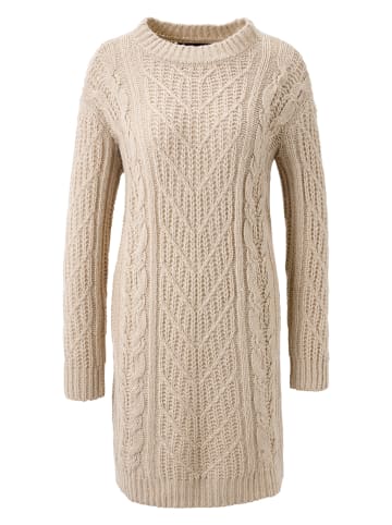 Aniston Gebreide jurk beige
