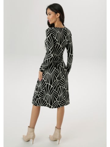 Aniston Sukienka w kolorze czarno-beżowym