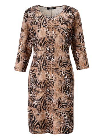 Aniston Sukienka w kolorze jasnobrązowo-czarnym